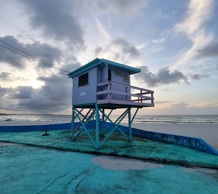 posto salva-vidas na praia de Atalaia, Luís Correia