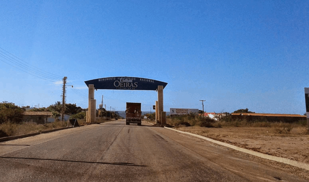 Entrada da cidade de Oeiras - PI