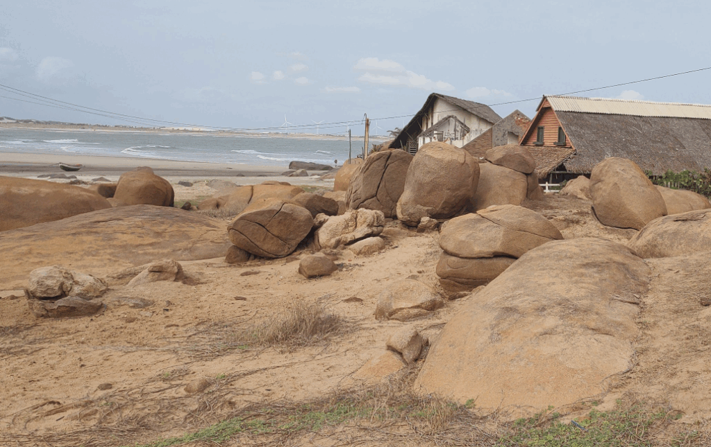 Formações rochosas na Pedra do Sal