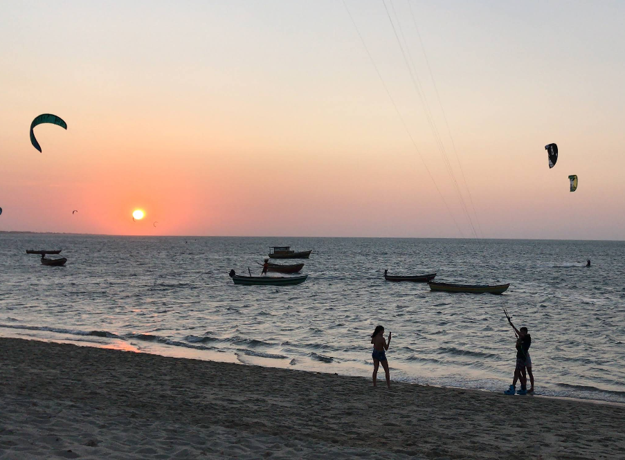 Pôr do sol direto da Praia de Barra Grande
